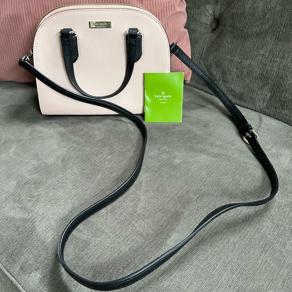 NWOT Kate Spade crossbody in blush and black - Picture 6 of 7